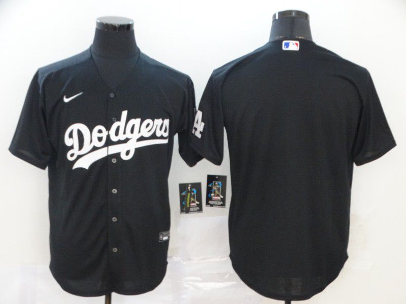 Men Los Angeles Dodgers Blank Black Nike Game MLB Jerseys->los angeles dodgers->MLB Jersey